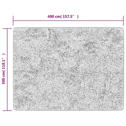 Tappeto Lavabile Nero e Oro 400x300 cm Antiscivolo - homemem39