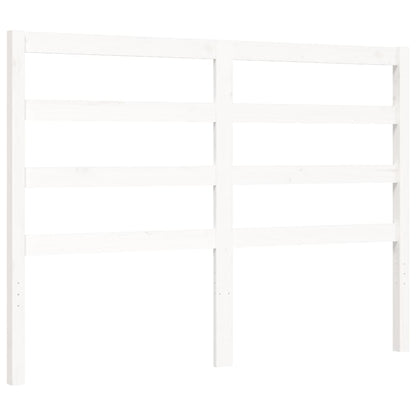 Giroletto con Testiera Bianco Small Double Legno Massello - homemem39