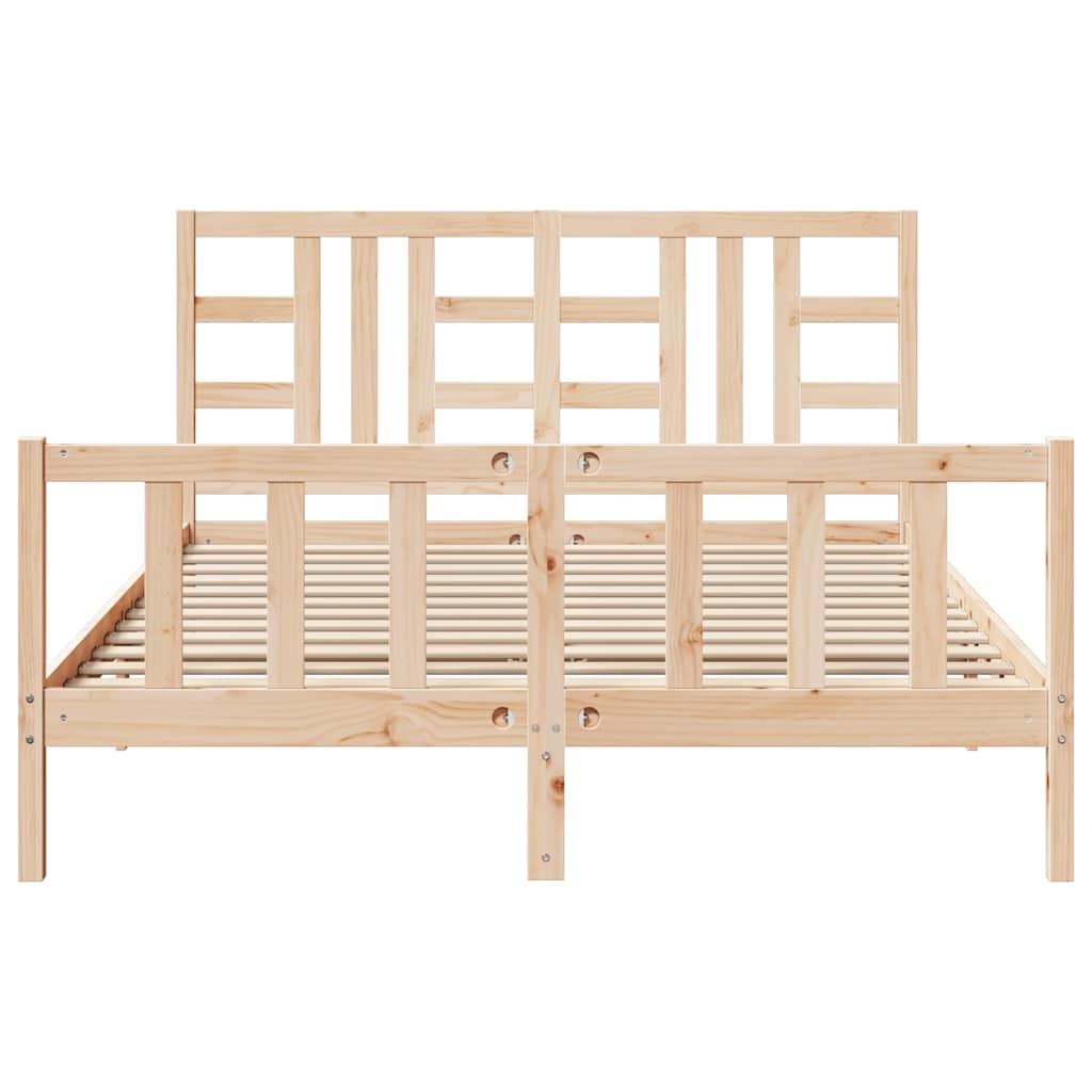 Giroletto senza Materasso 160x200 cm in Legno Massello di Pino