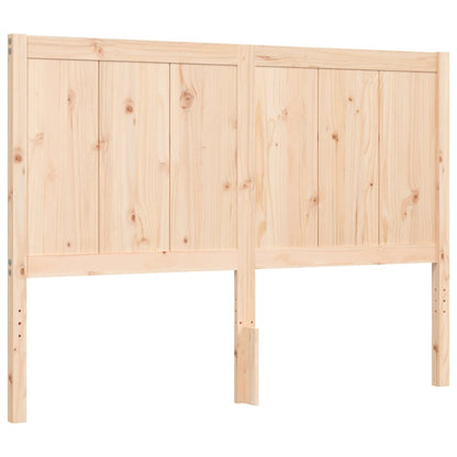 Letto senza Materasso 140x190 cm in Legno Massello di Pino