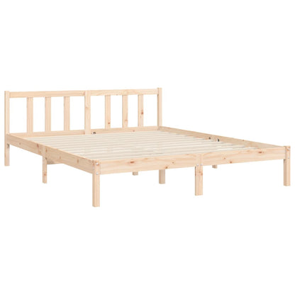 Giroletto senza Materasso 160x200 cm in Legno Massello di Pino
