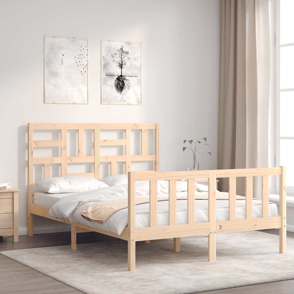 Giroletto senza Materasso 140x200 cm in Legno Massello di Pino