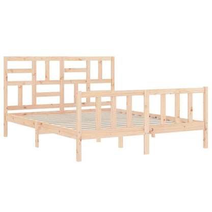 Giroletto senza Materasso 160x200 cm in Legno Massello di Pino