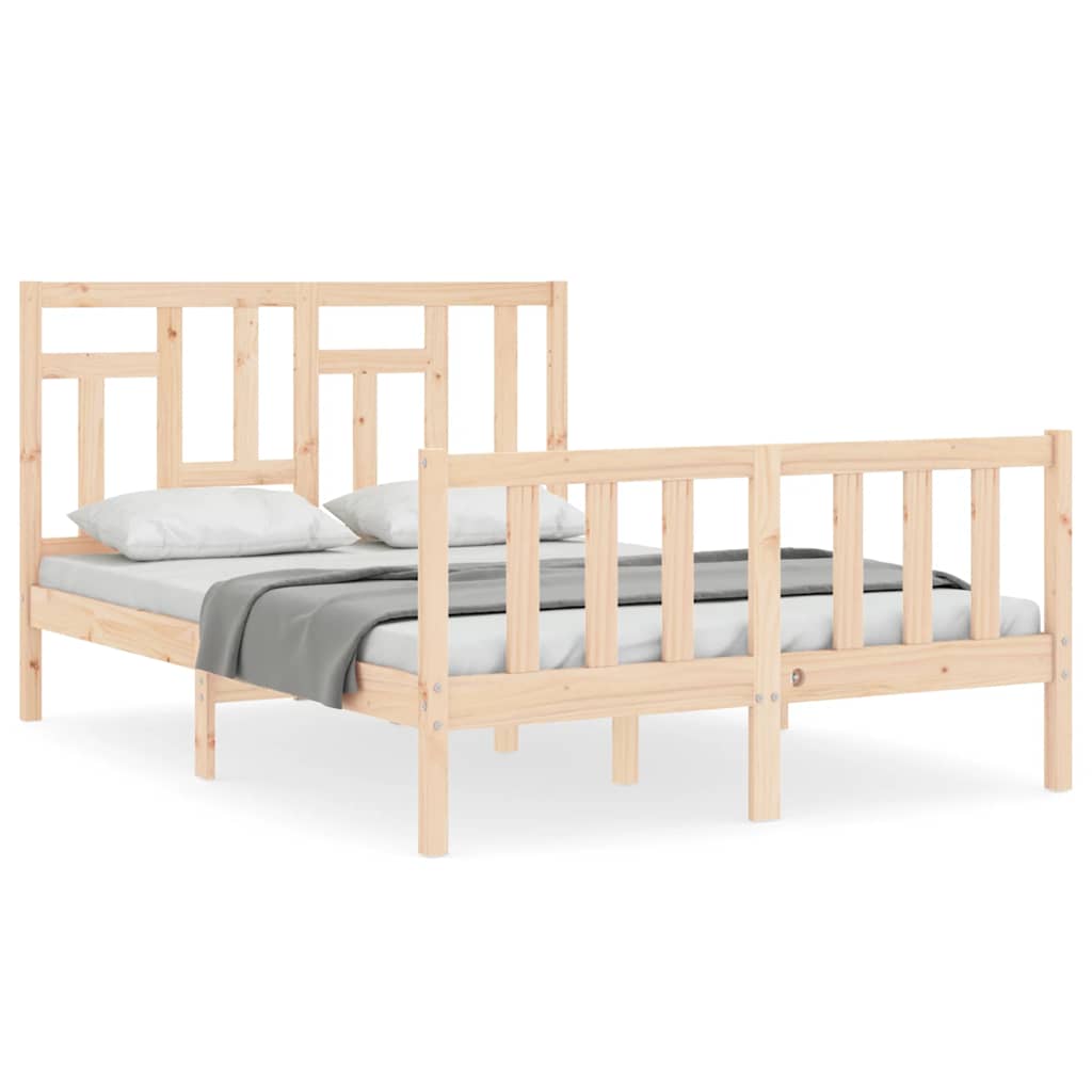Giroletto senza Materasso 140x200 cm in Legno Massello di Pino | homemem39