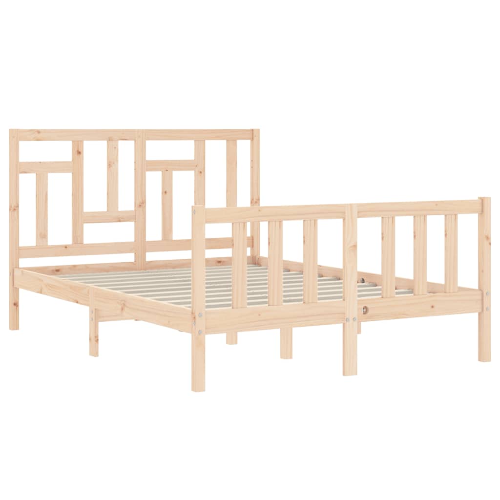 Giroletto senza Materasso 140x200 cm in Legno Massello di Pino | homemem39