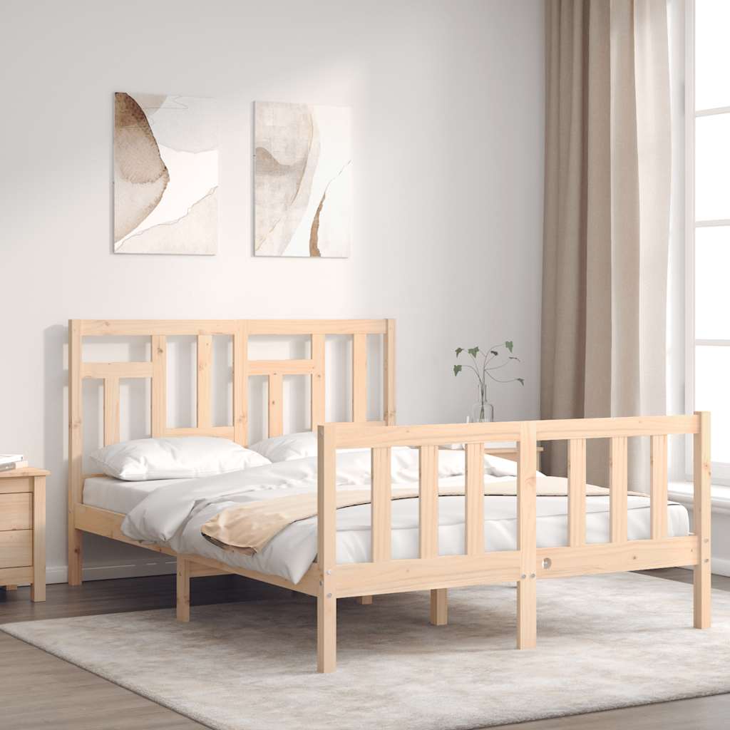 Giroletto senza Materasso 140x200 cm in Legno Massello di Pino | homemem39