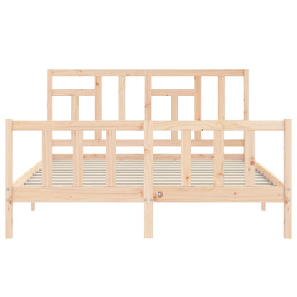 Giroletto senza Materasso 160x200 cm in Legno Massello di Pino | homemem39