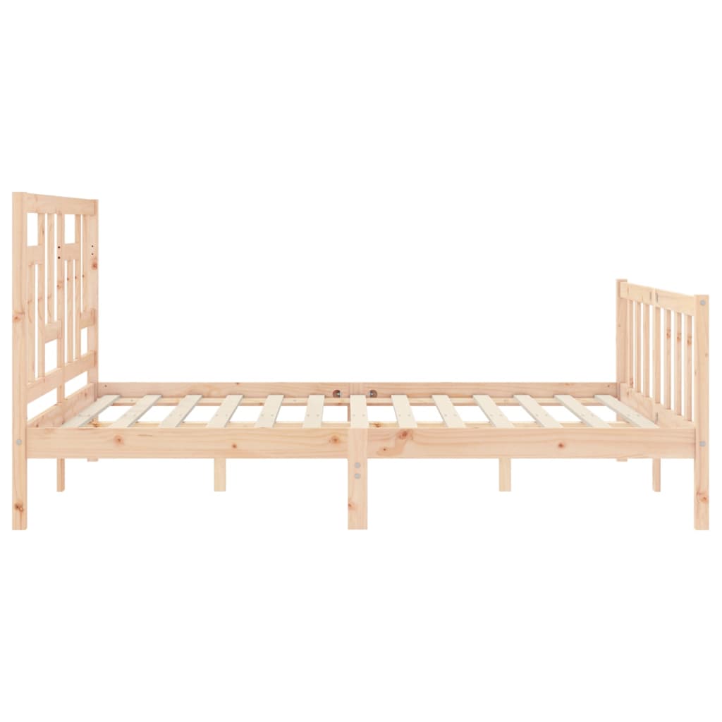 Giroletto senza Materasso 160x200 cm in Legno Massello di Pino | homemem39