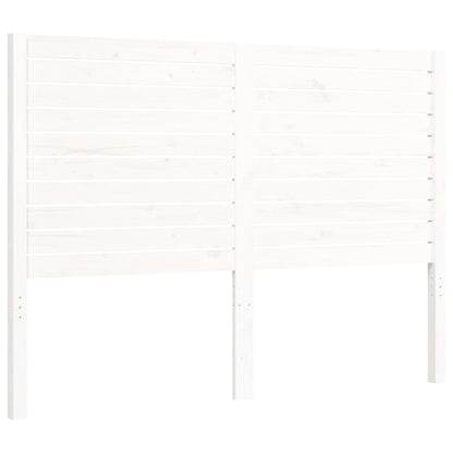 Giroletto con Testiera Bianco Double in Legno Massello