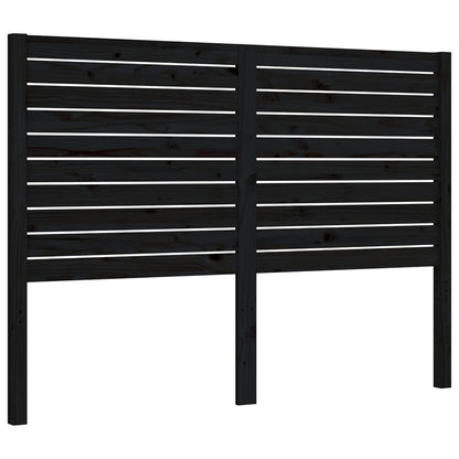 Giroletto con Testiera Nero Double in Legno Massello | homemem39