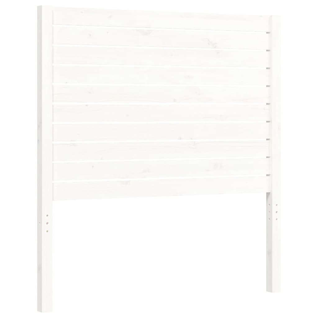 Giroletto senza Materasso Bianco 90x200 cm Legno Massello Pino - homemem39