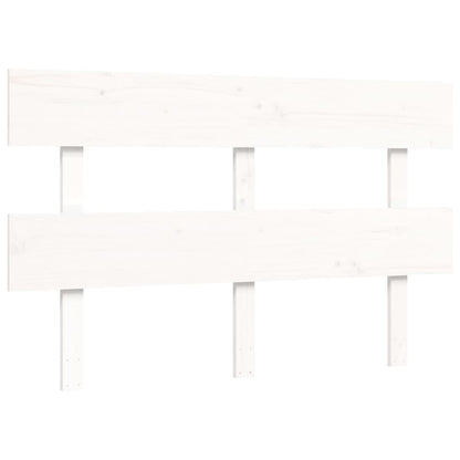 Giroletto con Testiera Bianco Small Double Legno Massello - homemem39