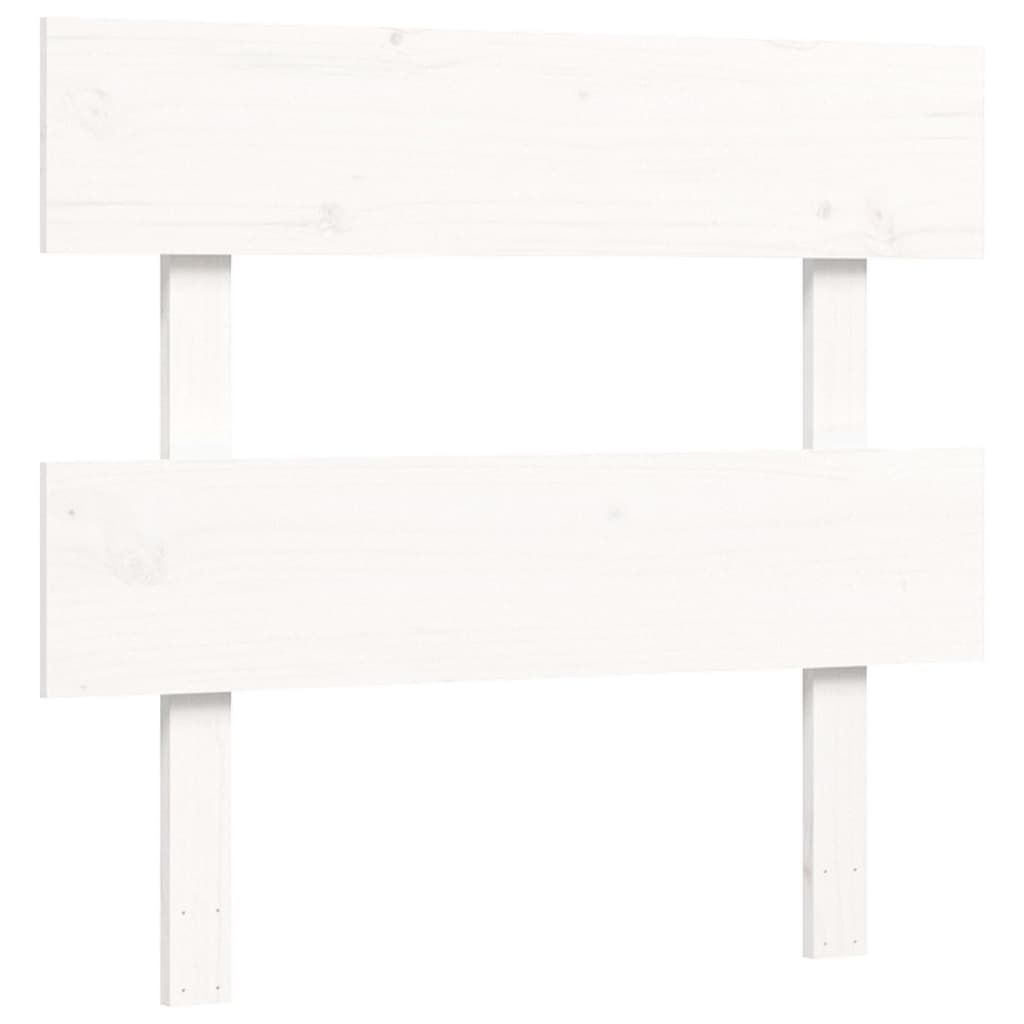 Giroletto senza Materasso Bianco 100x200 cm Legno Massello Pino - homemem39