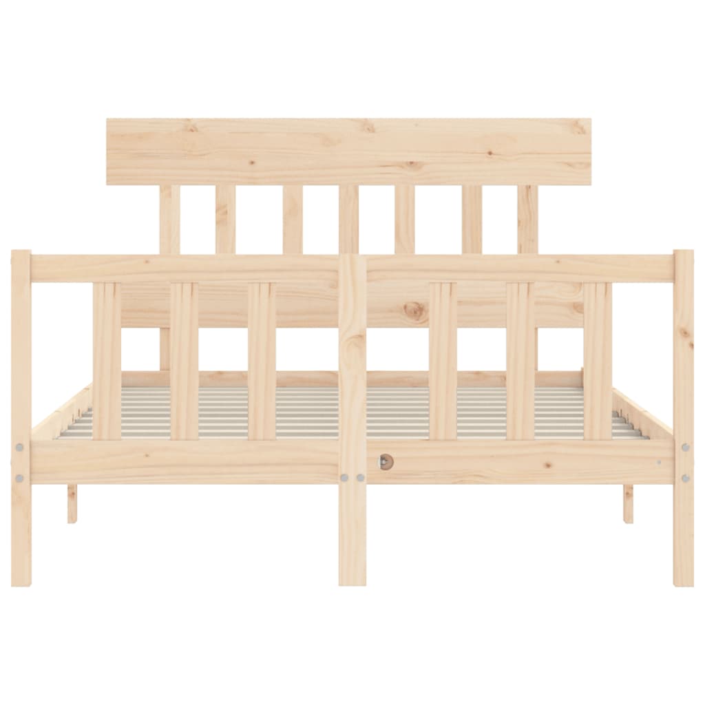 Giroletto senza Materasso 140x200 cm in Legno Massello di Pino