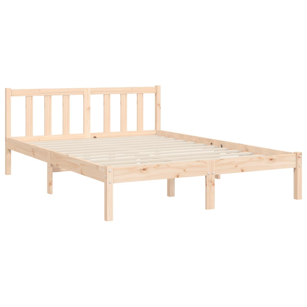 Giroletto senza Materasso 140x200 cm in Legno Massello di Pino