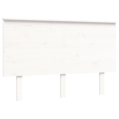 Giroletto senza Materasso Bianco 120x200 cm Legno Massello Pino - homemem39