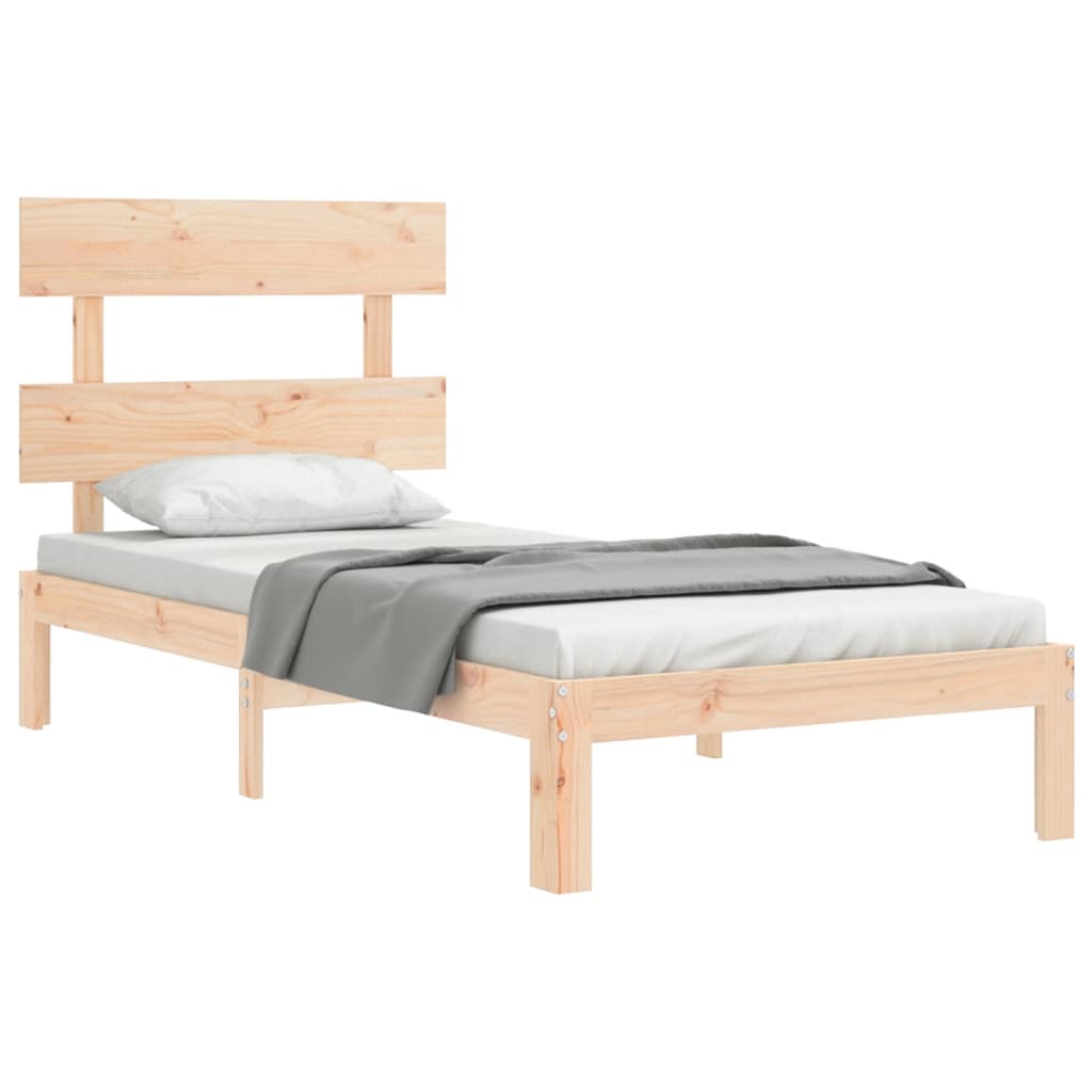 Giroletto con Testiera Small Single in Legno Massello | homemem39