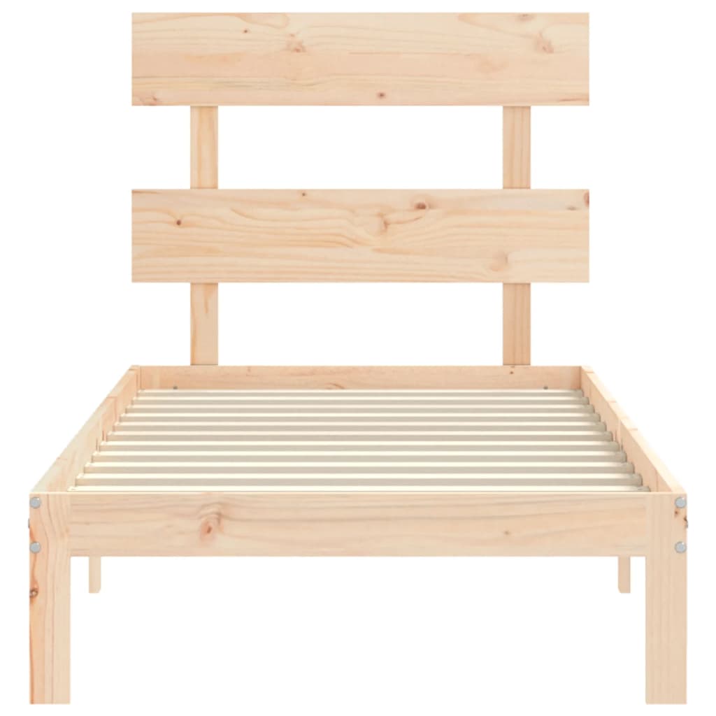 Giroletto con Testiera Small Single in Legno Massello | homemem39