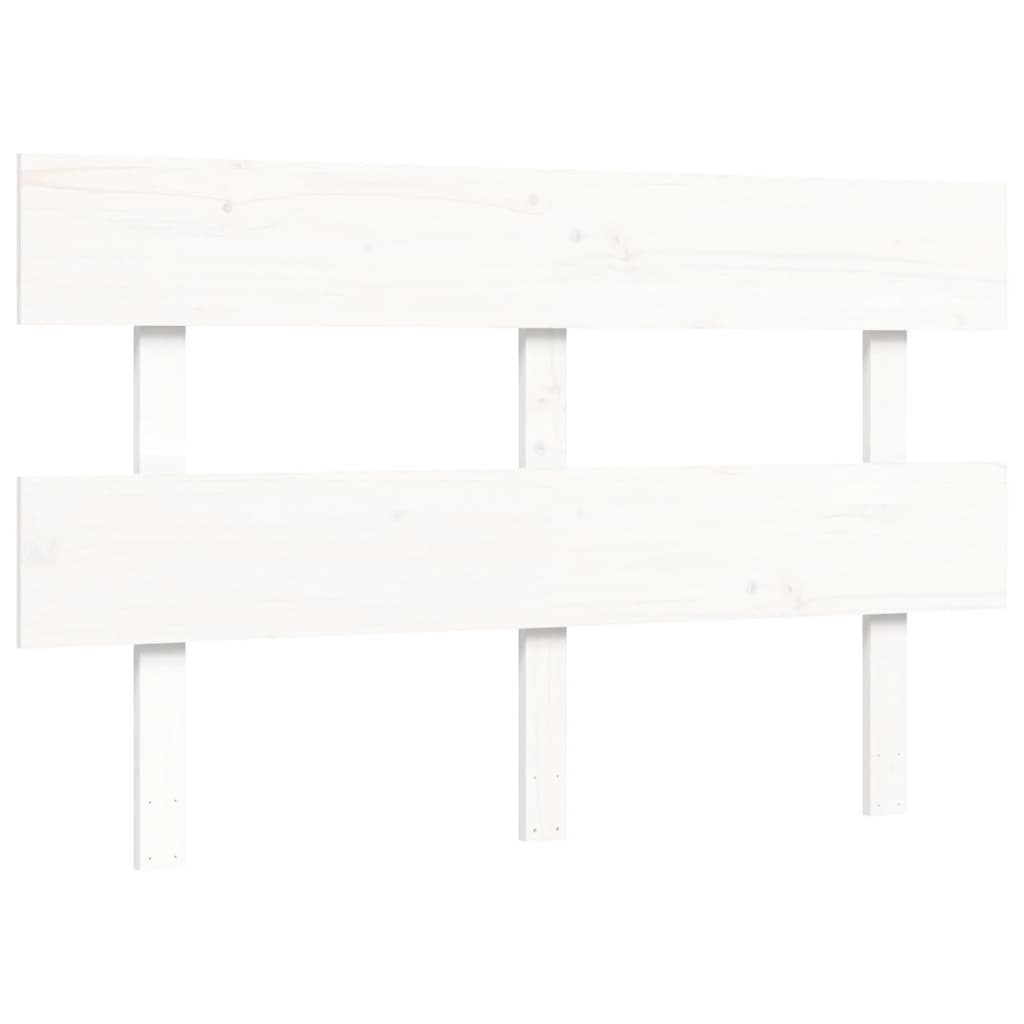Giroletto con Testiera Bianco Small Double Legno Massello | homemem39