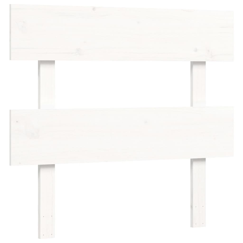 Giroletto senza Materasso Bianco 90x200 cm Legno Massello Pino | homemem39