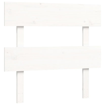 Giroletto senza Materasso Bianco 90x200 cm Legno Massello Pino | homemem39