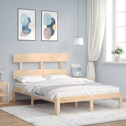 Giroletto senza Materasso 140x200 cm in Legno Massello di Pino
