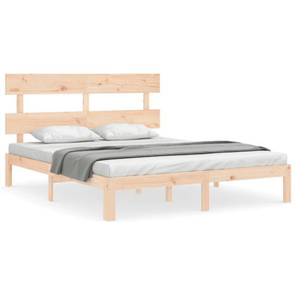 Giroletto senza Materasso 160x200 cm in Legno Massello di Pino | homemem39