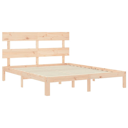 Giroletto senza Materasso 160x200 cm in Legno Massello di Pino | homemem39