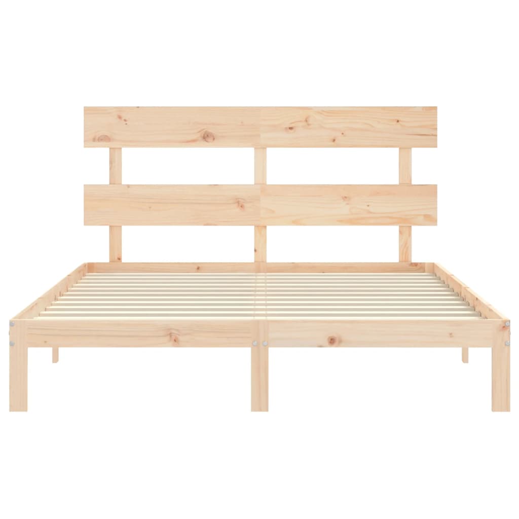 Giroletto senza Materasso 160x200 cm in Legno Massello di Pino | homemem39