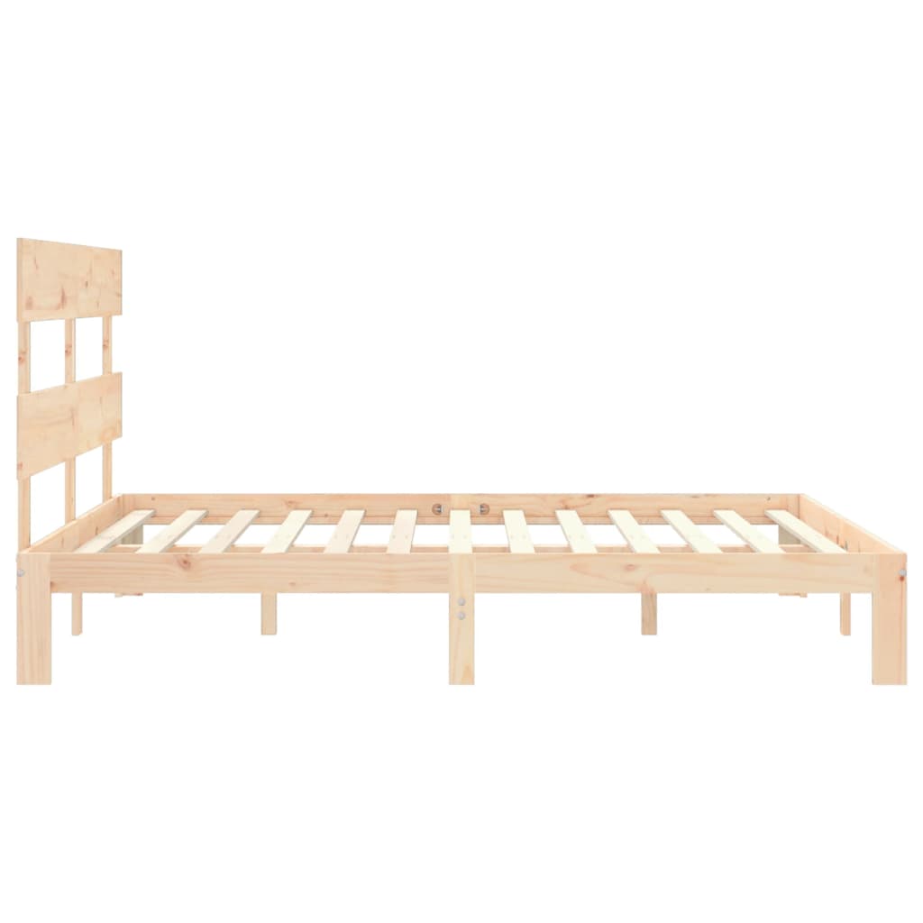 Giroletto senza Materasso 160x200 cm in Legno Massello di Pino | homemem39