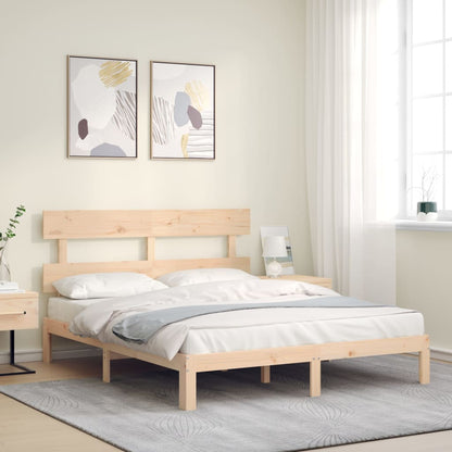 Giroletto senza Materasso 160x200 cm in Legno Massello di Pino | homemem39
