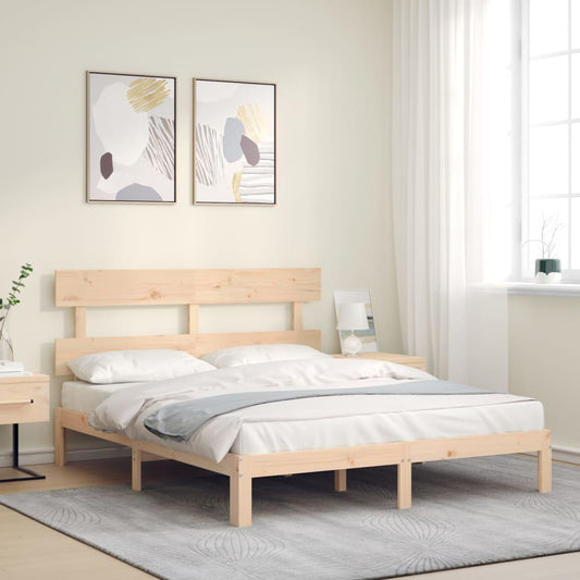 Giroletto senza Materasso 160x200 cm in Legno Massello di Pino | homemem39