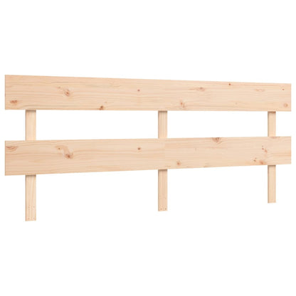 Giroletto senza Materasso 200x200 cm in Legno Massello di Pino