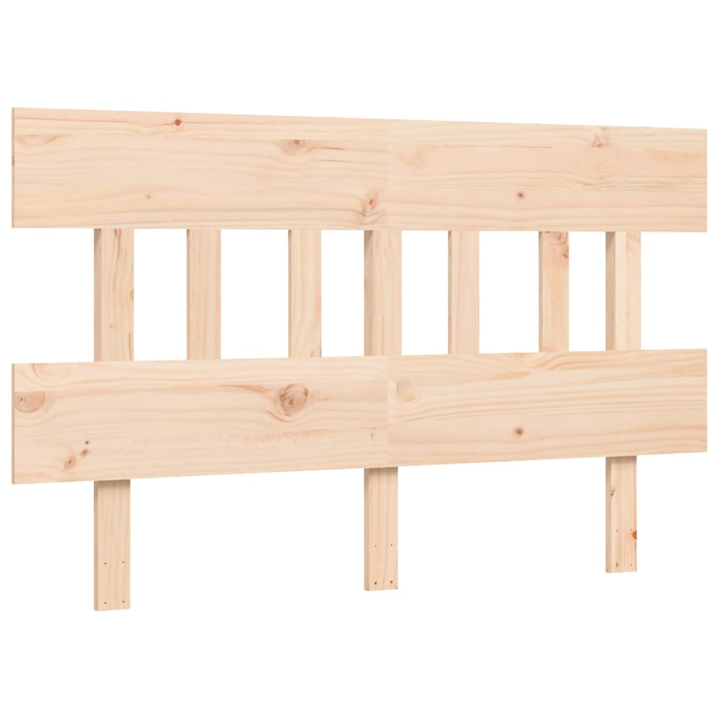 Letto senza Materasso 140x190 cm in Legno Massello di Pino | homemem39