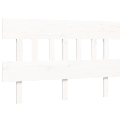 Letto senza Materasso Bianco 140x190 cm Legno Massello di Pino | homemem39