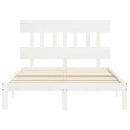 Giroletto senza Materasso Bianco 120x200 cm Legno Massello Pino | homemem39