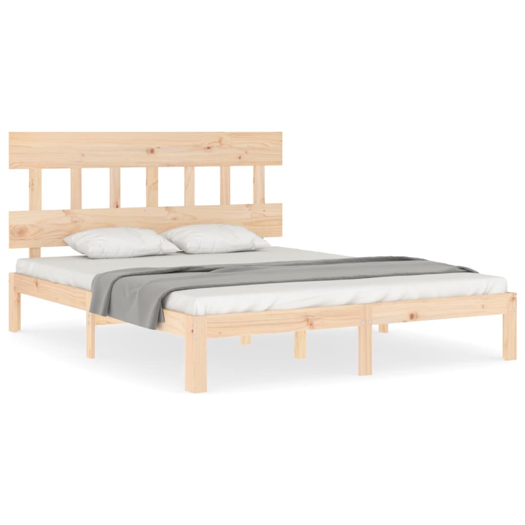 Giroletto senza Materasso 160x200 cm in Legno Massello di Pino | homemem39