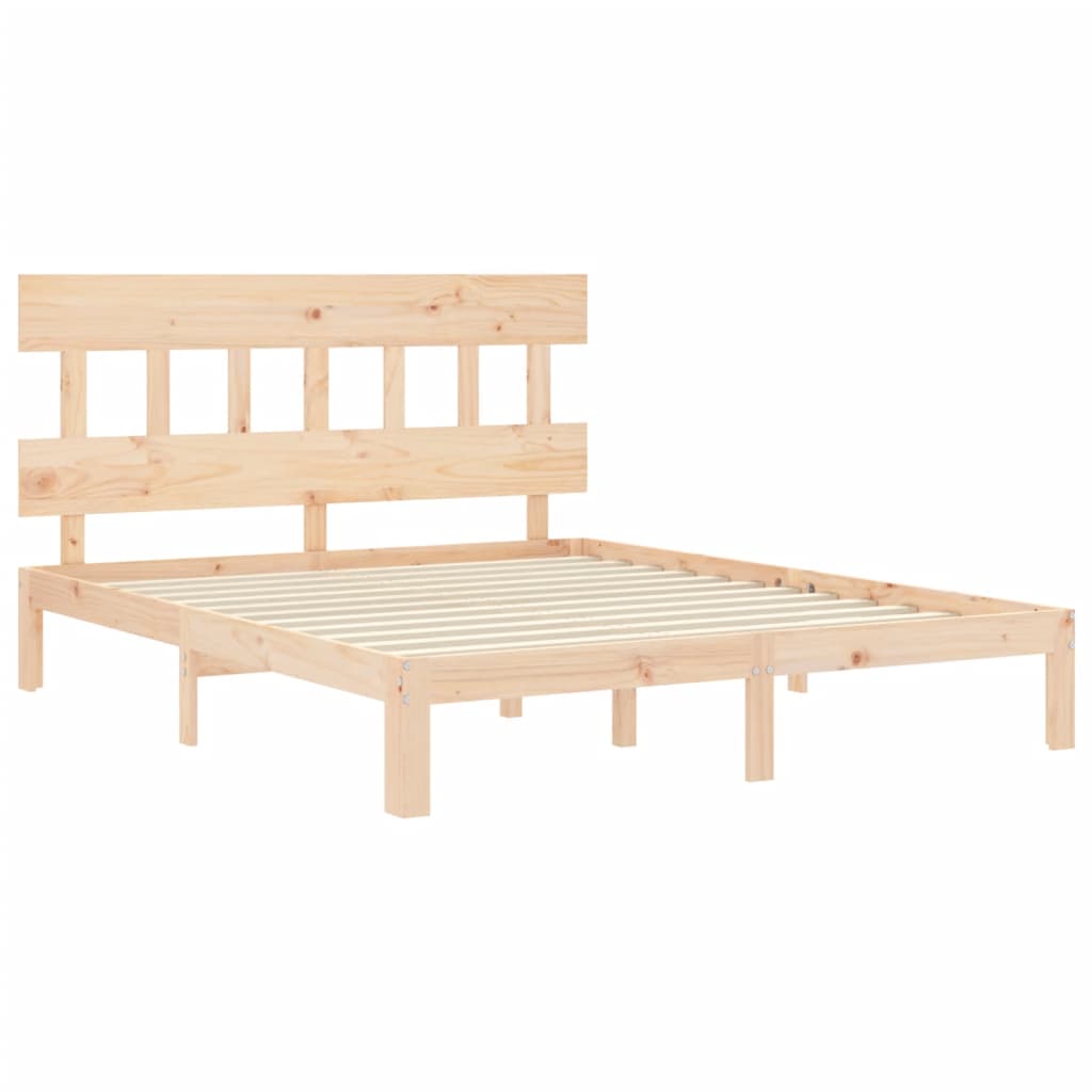 Giroletto senza Materasso 160x200 cm in Legno Massello di Pino | homemem39