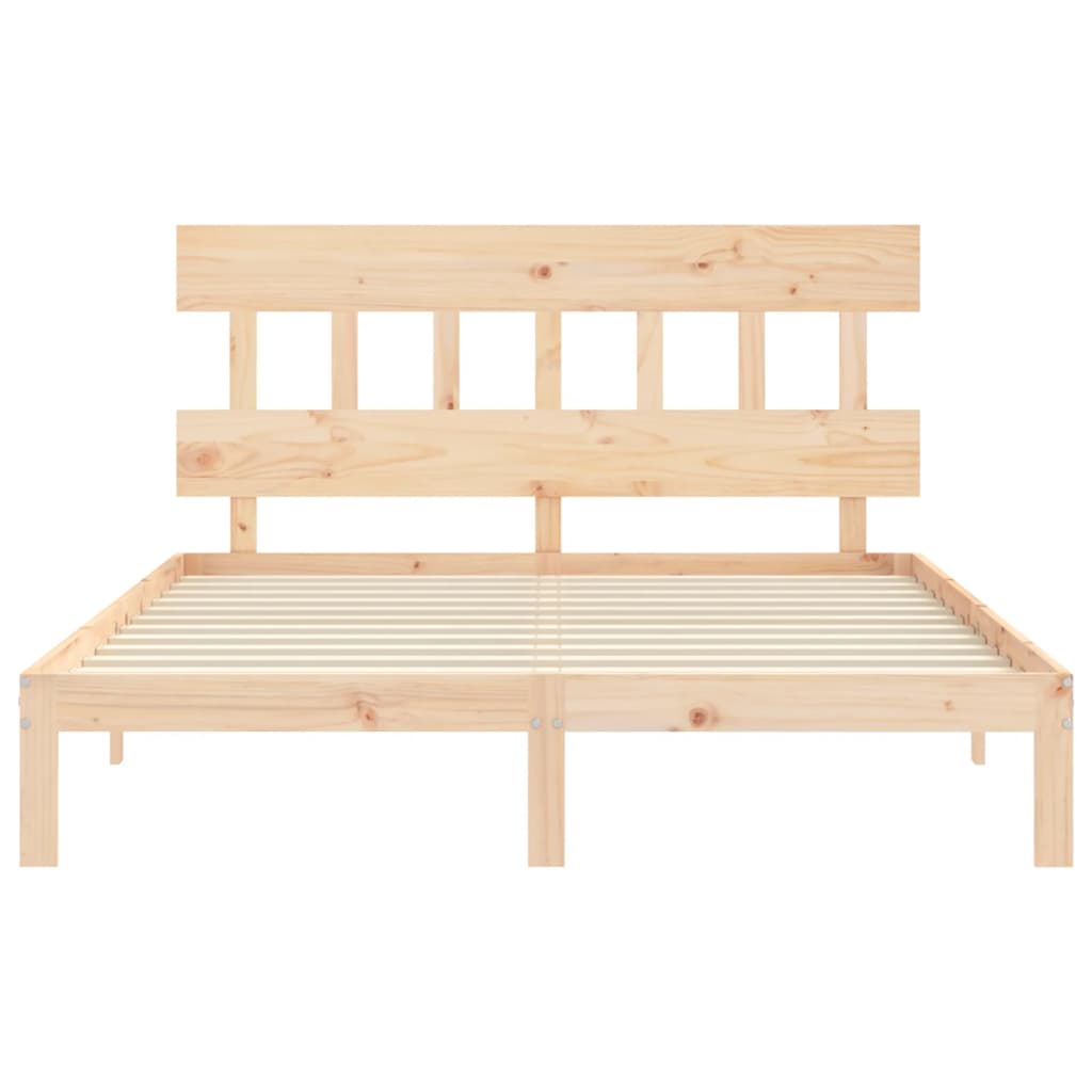 Giroletto senza Materasso 160x200 cm in Legno Massello di Pino | homemem39
