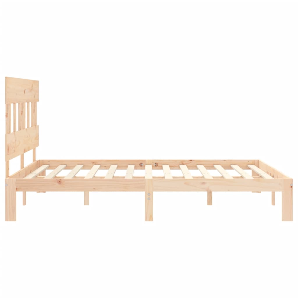 Giroletto senza Materasso 160x200 cm in Legno Massello di Pino | homemem39