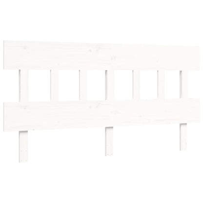 Giroletto senza Materasso Bianco 160x200 cm Legno Massello Pino | homemem39