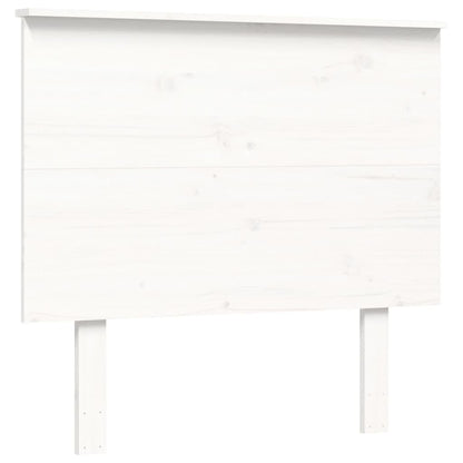 Giroletto senza Materasso Bianco 100x200 cm Legno Massello Pino