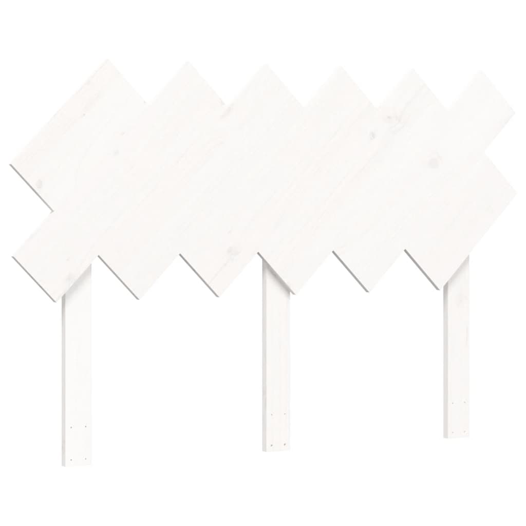 Giroletto con Testiera Bianco Small Double Legno Massello | homemem39