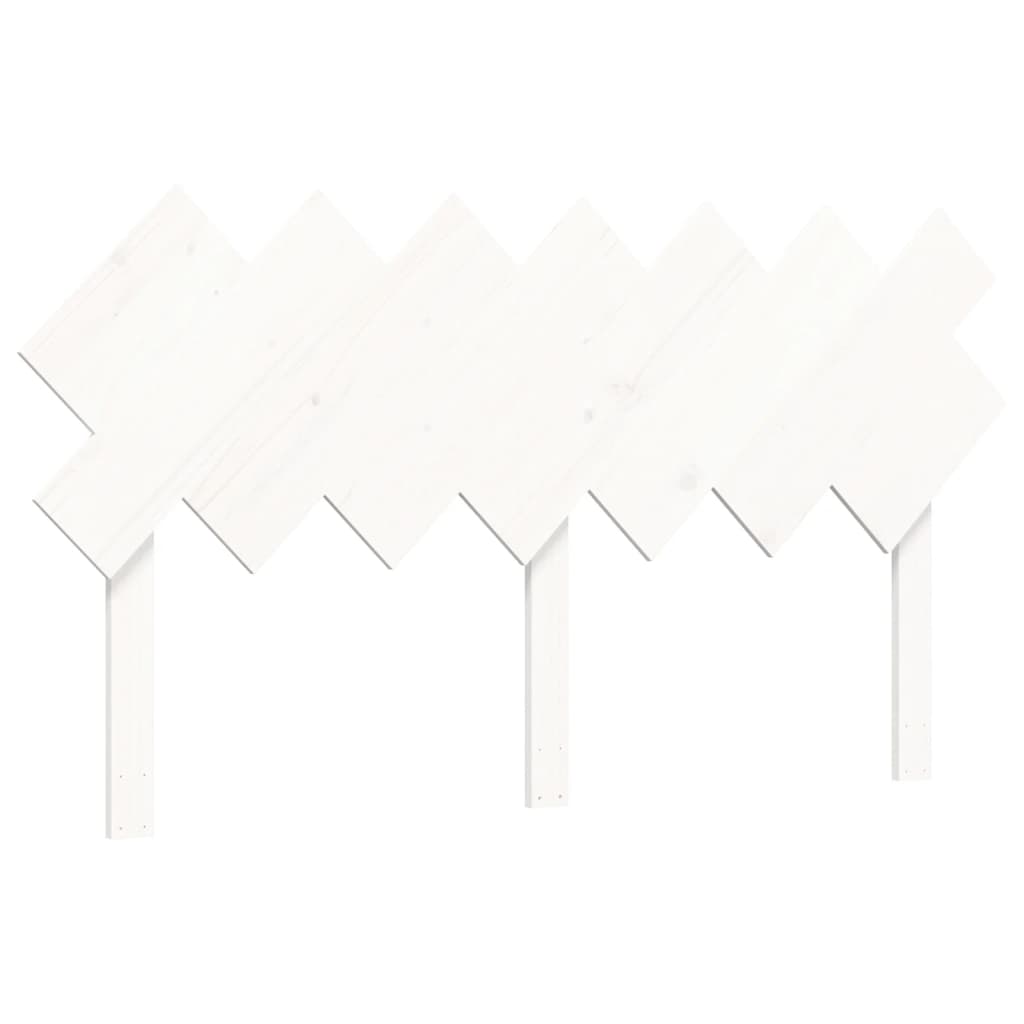 Letto senza Materasso Bianco 140x190 cm Legno Massello di Pino