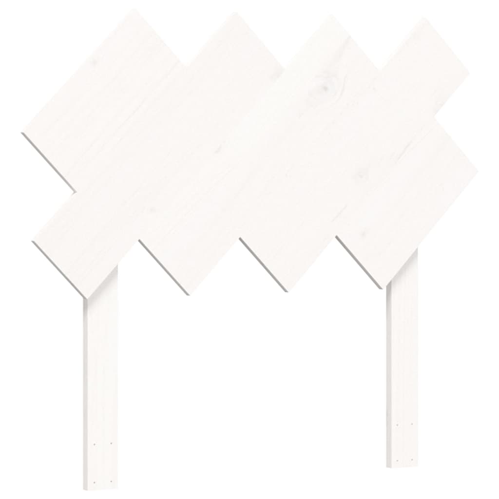 Giroletto senza Materasso Bianco 90x200 cm Legno Massello Pino