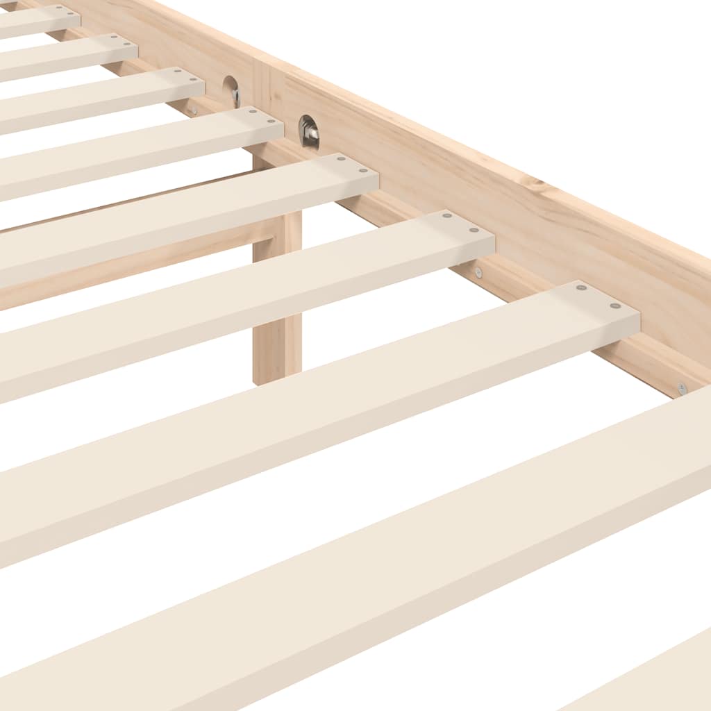 Giroletto con Testiera 100x200 cm in Legno Massello | homemem39