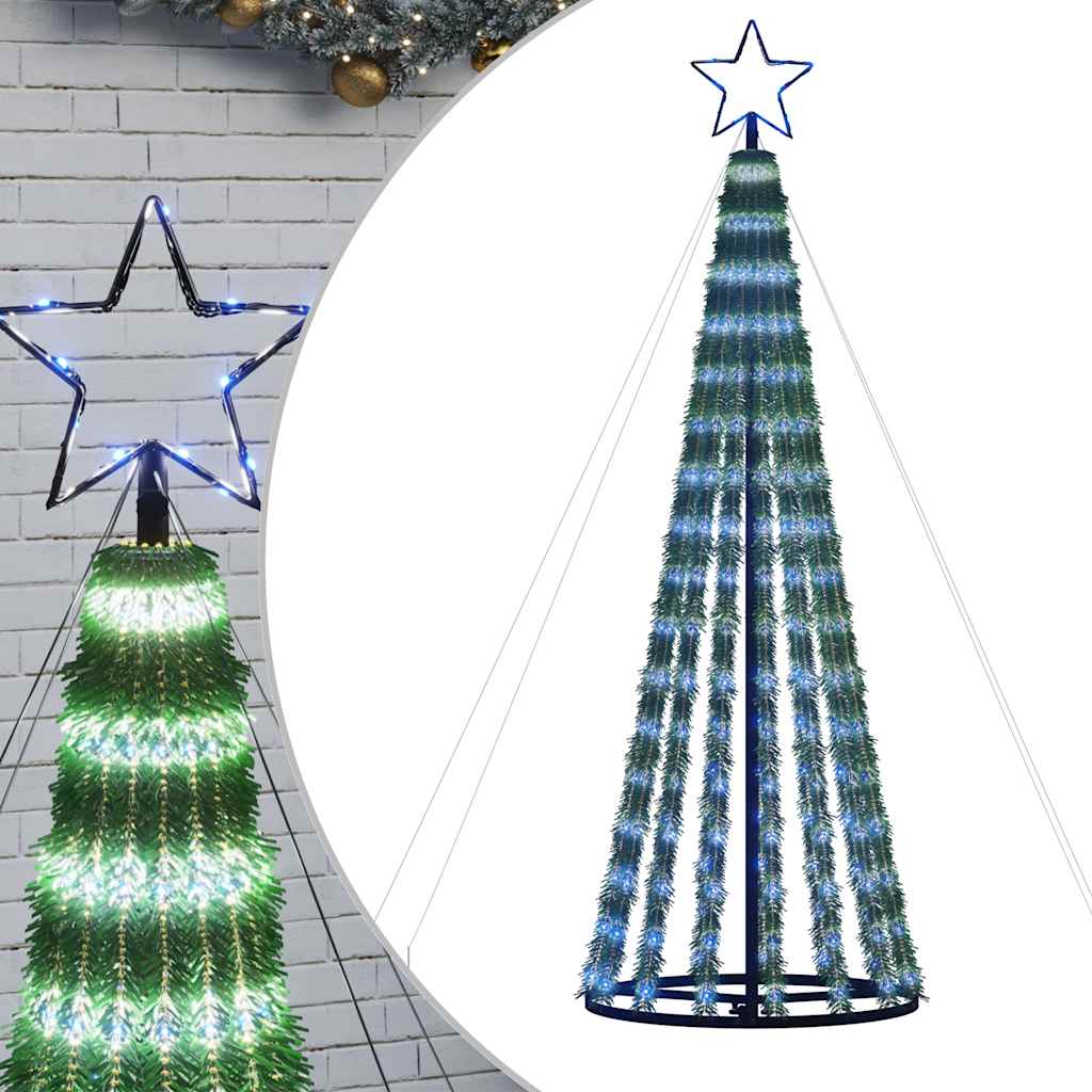 Albero di Natale a LED 275 LED Blu 180 cm - homemem39