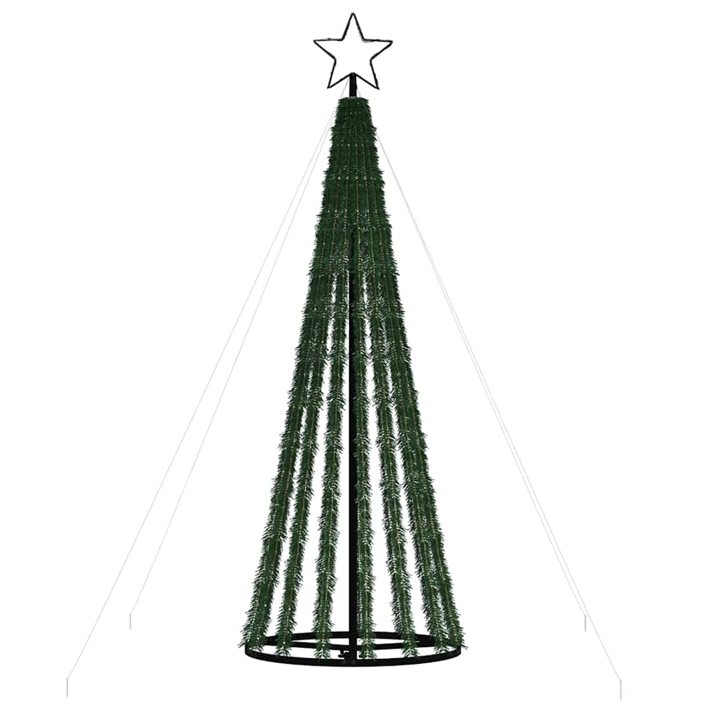 Albero di Natale a LED 275 LED Colorato 180 cm - homemem39