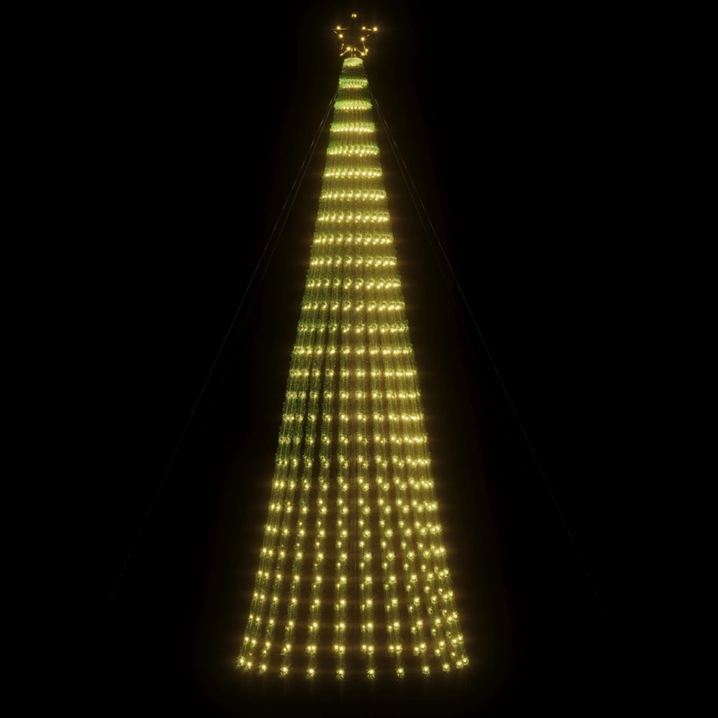 Albero di Natale a LED 688 LED Bianco Caldo 300 cm