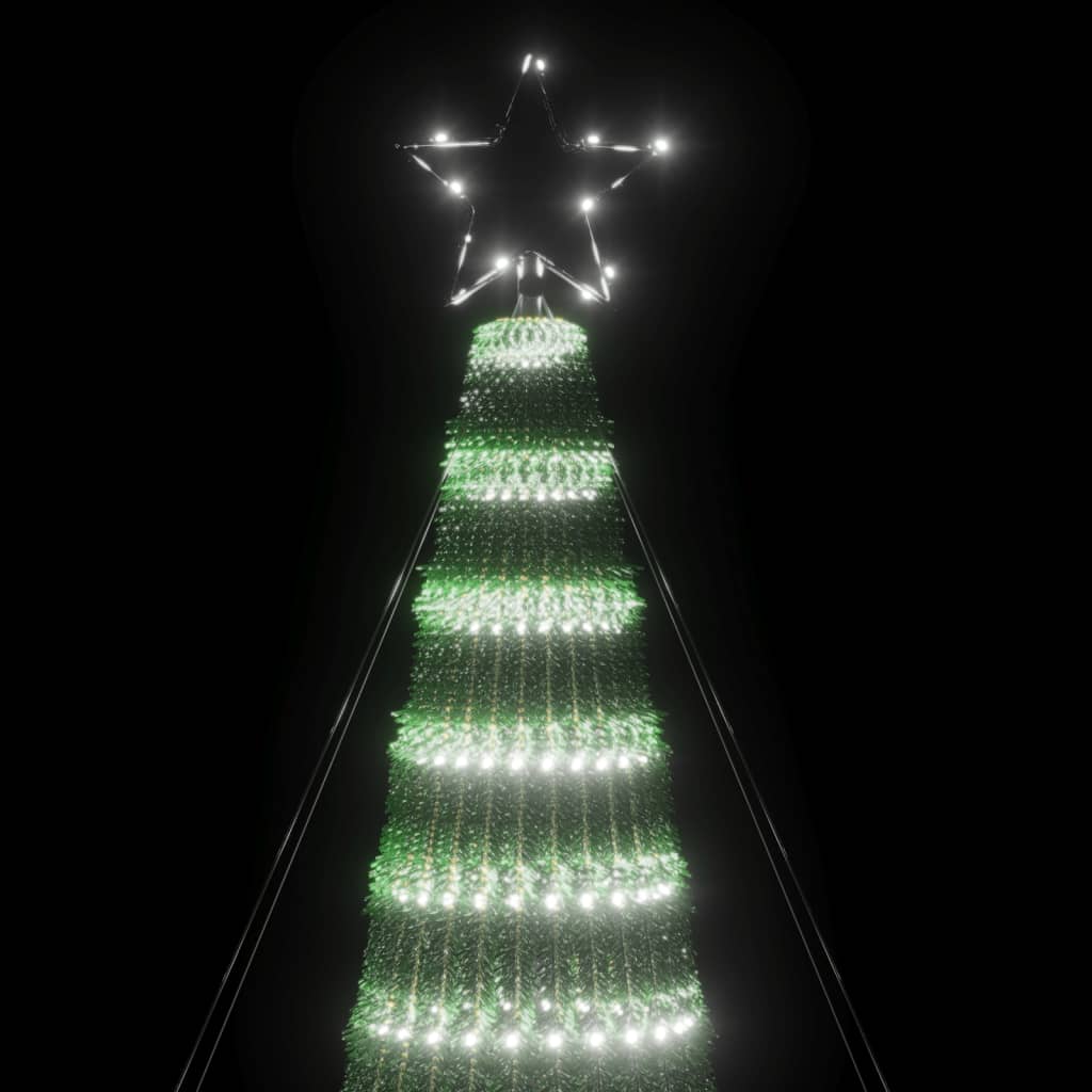 Albero di Natale a LED 688 LED Bianco Freddo 300 cm